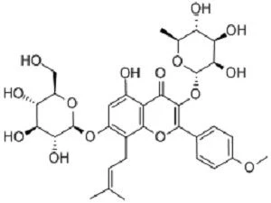 Icariin structure diagram